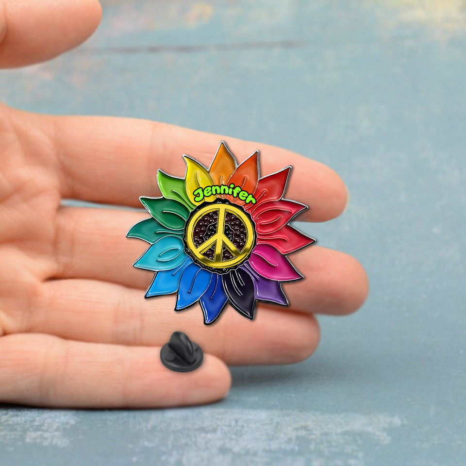Hippie Soul - Personalized Hippie Pin