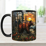 Forest Bear - Personalized Bear Accent Mug