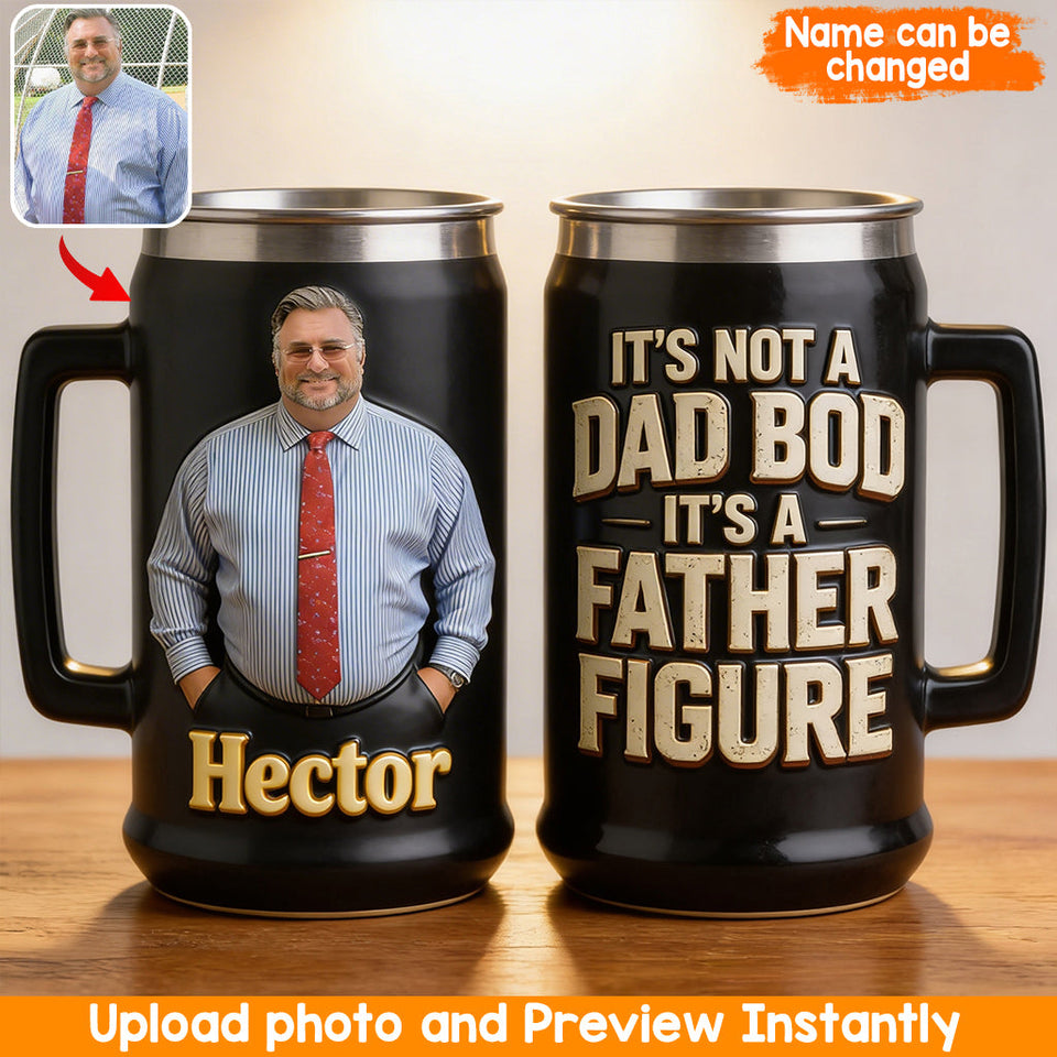 Dad Bod - Personalized Father Beer Stein