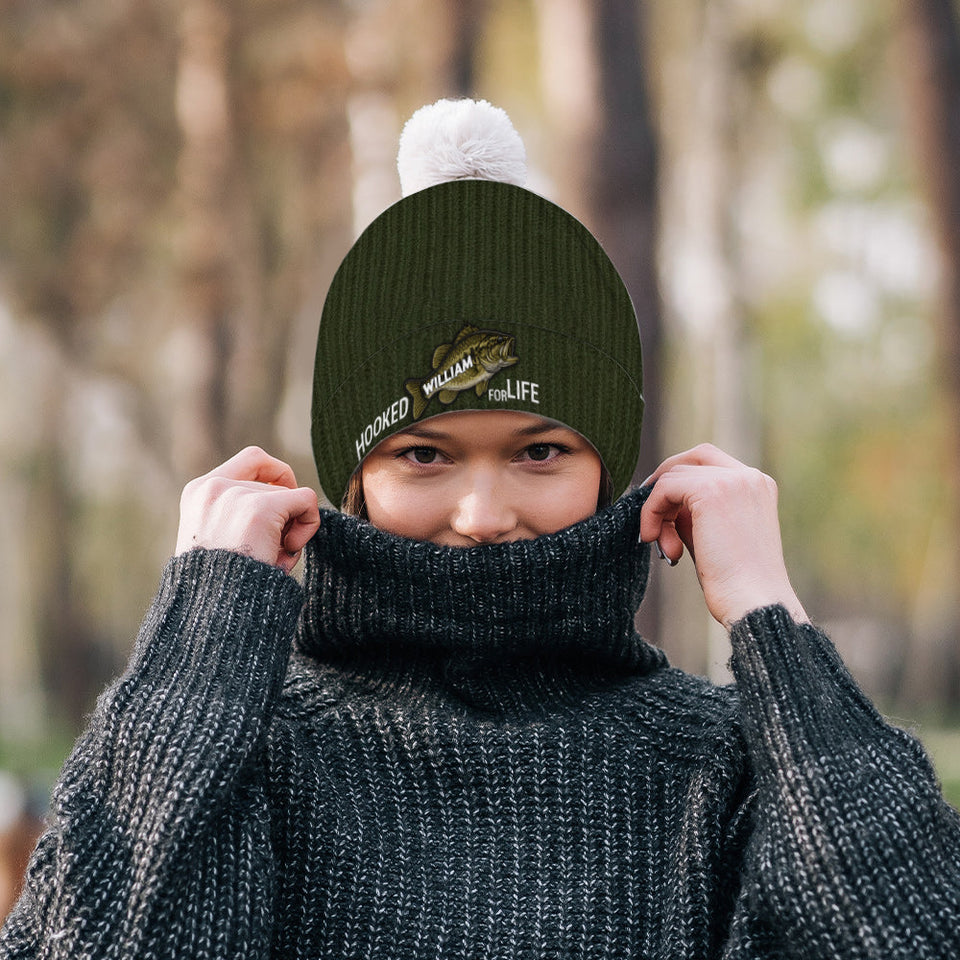Hook For Life - Personalized Fishing Beanie Hat