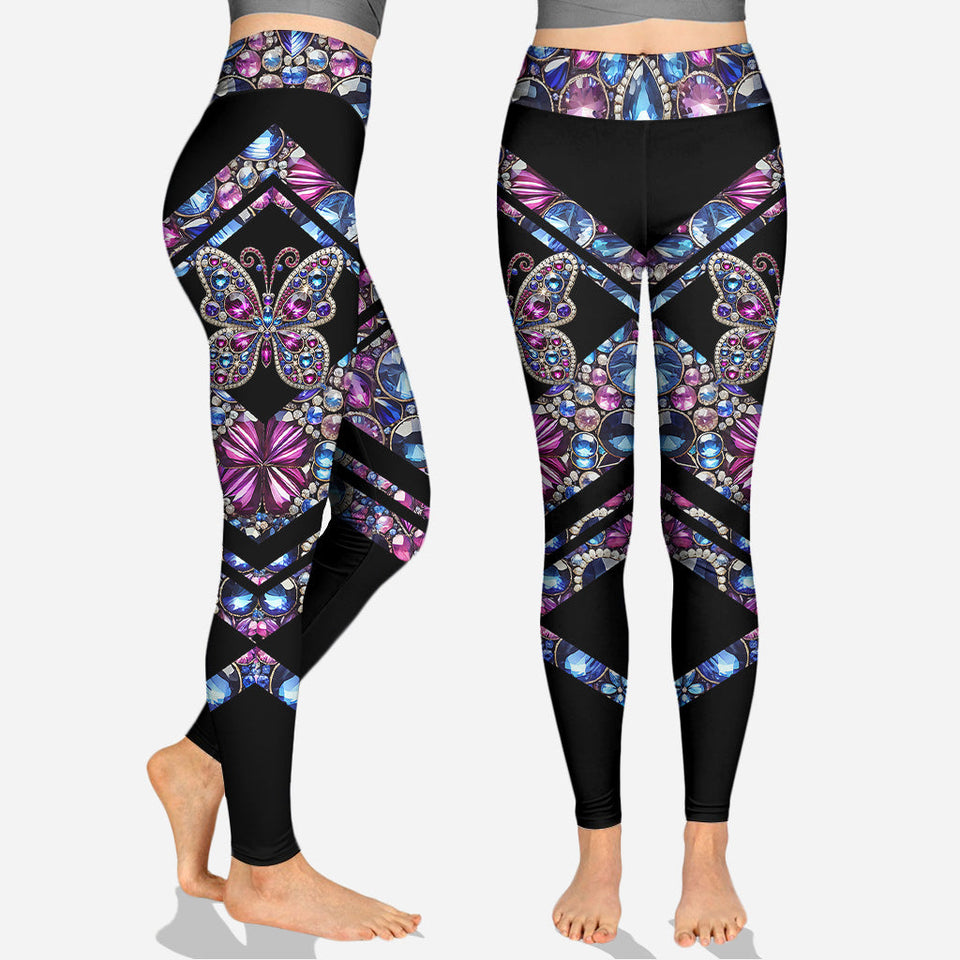 Love Butterfly - Personalized Butterfly Hoodie and Leggings