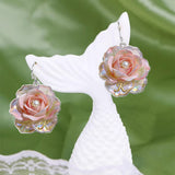 Custom Any Photo Birth Flower - Personalized Birth Month Flower Earrings