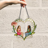 Any Photo If Friends Were Flowers I'd Pick You - Personalized Bestie Window Hanging Suncatcher Ornament
