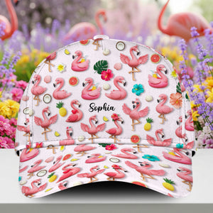 Love Flamingos - Personalized Flamingo Classic Cap