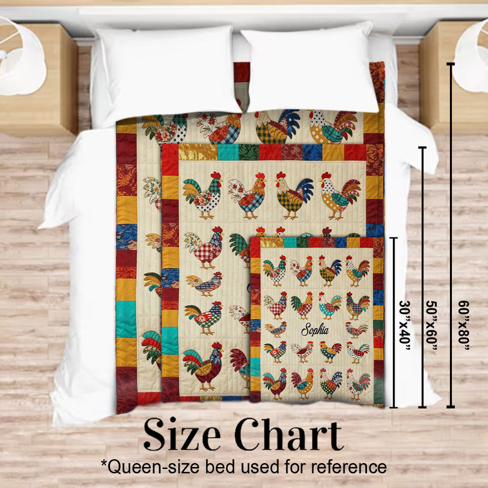 Love Chicken - Personalized Chicken Blanket