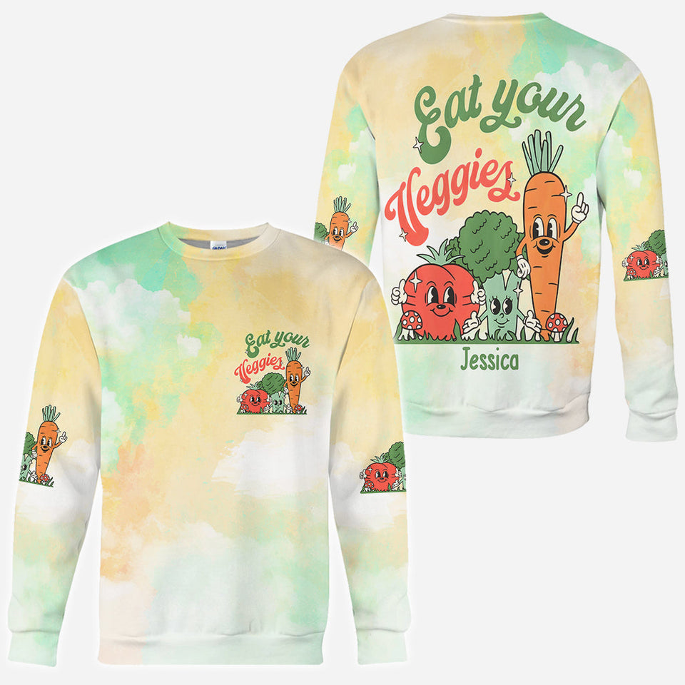 Eat Your Veggies - Personalized Veganism All Over Shirt