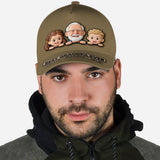 Dad Grandpa Gift Custom From Photo - Personalized Father Classic Cap