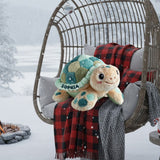 Cute Turtle - Personalized Turtle Faux Fur Shaped Pillow