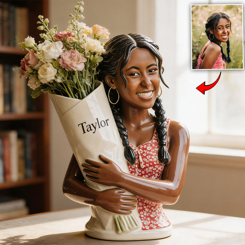 Bloom for Yourself - Personalized Self Love Acrylic Flower Vase