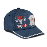 Red, White & Woof - Personalized Dog Classic Cap