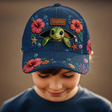 Turtle Lovers Gift, Sea Lovers Gift - Personalized Sea Lover Classic Cap
