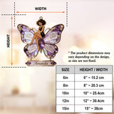 I am Strong, Worthy, Loved, Enough - Personalized Self Love Window Hanging Suncatcher Ornament