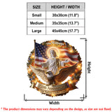One Nation Under God - Personalized Christian LED Light Acrylic Sign