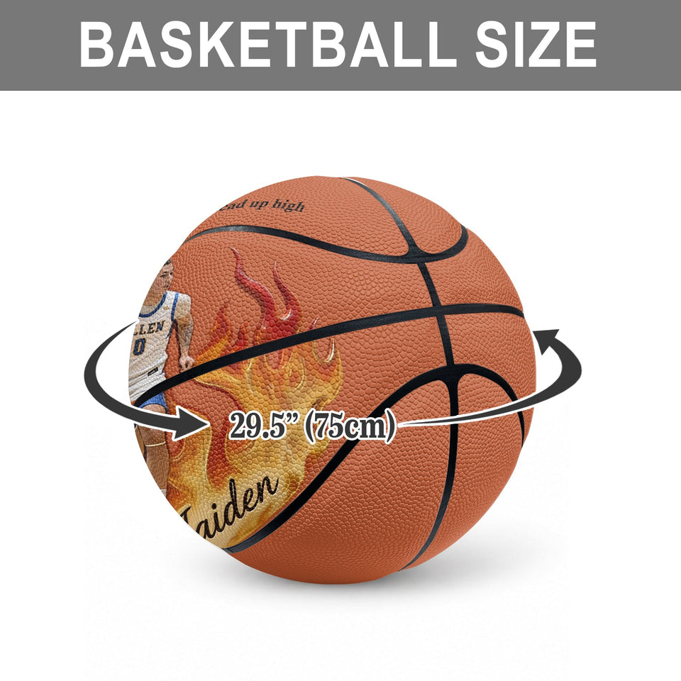 Believe In Yourself - Personalized Basketball Multi-Sport Ball