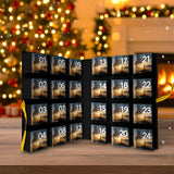 Bible Verse Advent Calendar - Personalized Christian Folded Advent Calendar With Ornaments