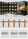Bible Verse Advent Calendar - Personalized Christian Folded Advent Calendar With Ornaments
