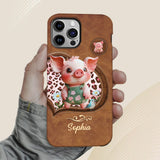 Cute Pig - Personalized Pig Lover Full Print Phone Case