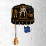 Any Photo The King - Personalized African American Custom Shaped Hanging Rack