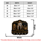 Any Photo The King - Personalized African American Custom Shaped Hanging Rack