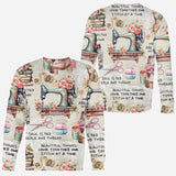 Sew Addicted To Sewing - Personalized Sewing All Over Shirt