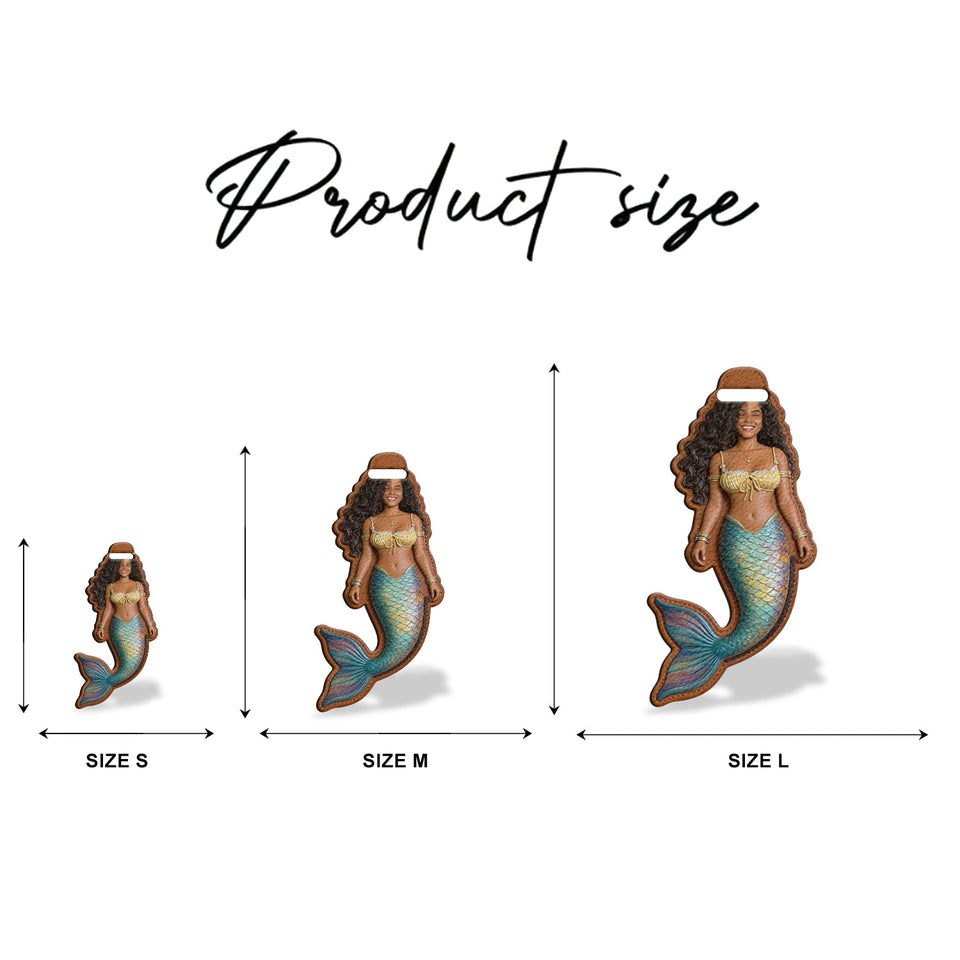 Beach Lover - Personalized Mermaid Luggage Tag