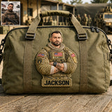Thank You For Your Service - Personalized Veteran Duffle Bag