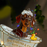 Wash Your Paws Pet & Co Bath Soap - Personalized Dog Hologram Window Hanging Suncatcher