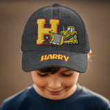 Alphabet Construction Vehicles - Personalized Kid Classic Cap