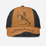 Custom Fishing Hat For Dad/ Husband/ Son... - Personalized Fishing Classic Cap