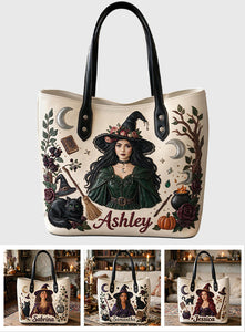Spells & Sparkles - Personalized Witch Leather Bag