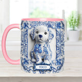 Cute Labrador Retriever - Personalized Dog Accent Mug