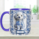 Cute Labrador Retriever - Personalized Dog Accent Mug