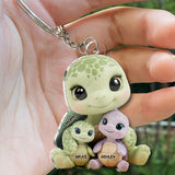 We Love You - Personalized Mother Custom Shaped Keychain