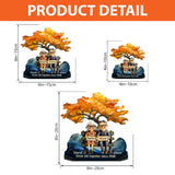 Grow Old Together - Personalized Couple Custom Shaped Acrylic Plaque