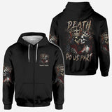 Til Death Do Us Part - Personalized Couple All Over Shirt