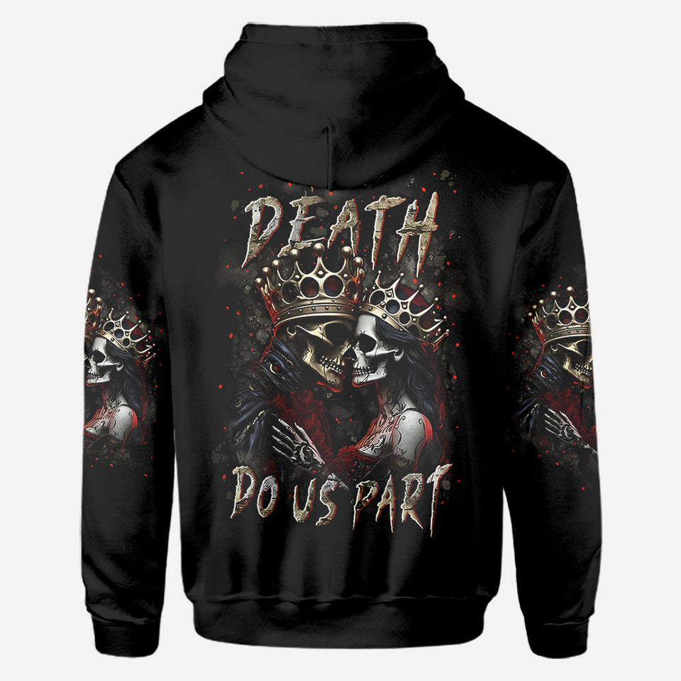 Til Death Do Us Part - Personalized Couple All Over Shirt