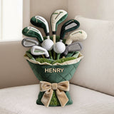 Love Golf - Personalized Golf Premium Faux Fur Pillow