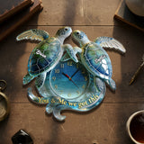 You & Me We Got This - Personalized Turtle Acrylic Wall Clock