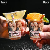 Galentine Squad - Personalized Bestie Shot Glasses Set