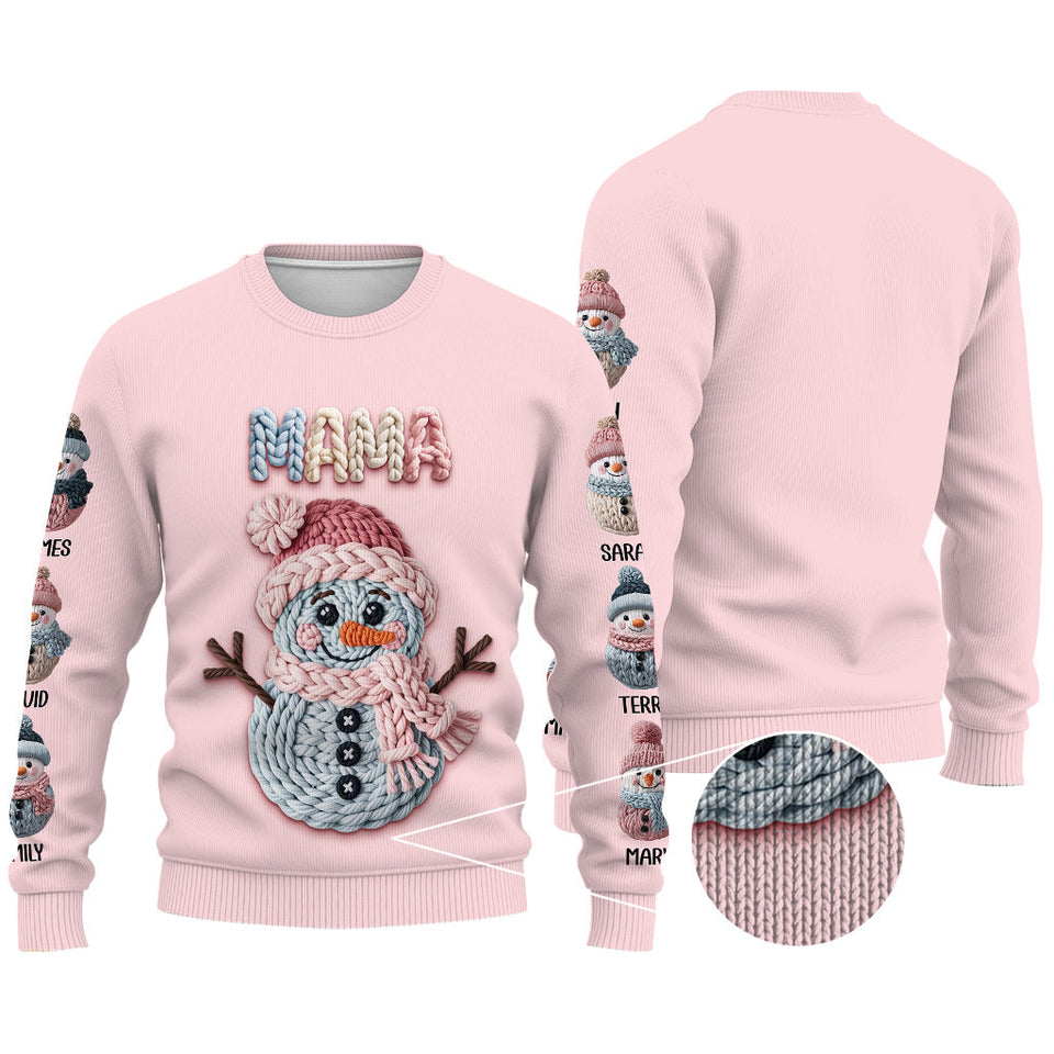 Best Mom Ever - Personalized Mother Ugly Sweater