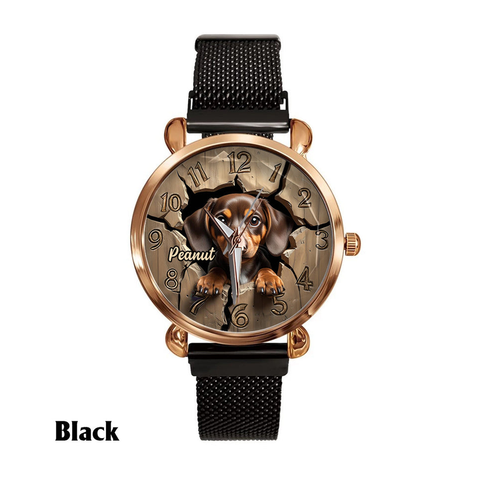Dachshund Lover - Personalized Dog Women Hand Watch