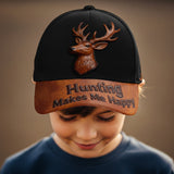 Hunting Makes Me Happy - Personalized Hunting Classic Cap