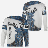 Couple Matching Shirts, Hunting Couple Matching Shirt - Personalized Hunting All Over Shirt