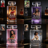 The Black Queen - Personalized African American Refillable Perfume Bottle