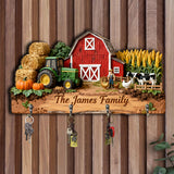 Farmer Life - Personalized Farmer Custom Shaped Hanging Rack