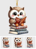Reading Challenge - Personalized Book Ornament