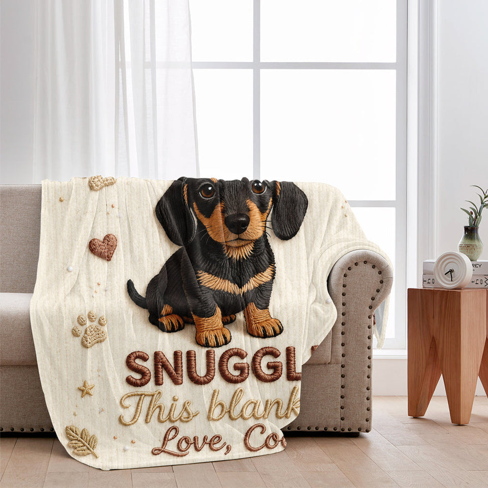 Keepsake Gift for Dog Owners - Personalized Dog Blanket