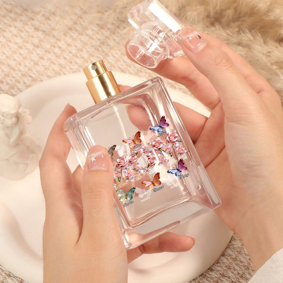 Gift For Mom, Grandma, Sister, Aunt - Personalized Mother Refillable Perfume Bottle