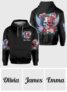 It's Going To Be One Of Those Days - Personalized Skull All Over Shirt