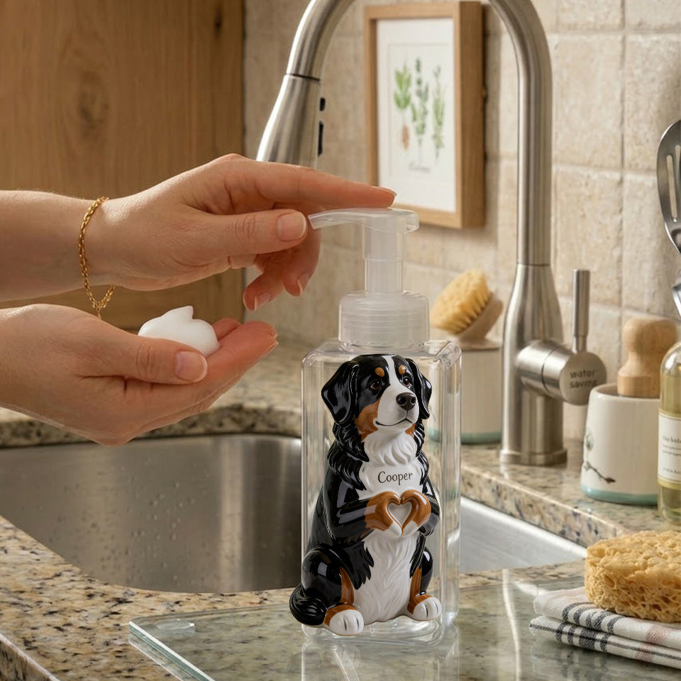 Custom Any Pet Photo - Personalized Dog Soap Dispenser